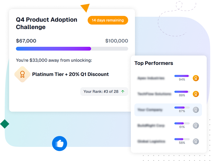 Illustration showcasing AI-powered partner and vendor referral automation platform