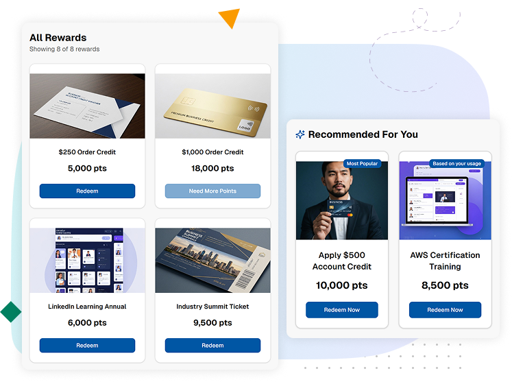 Illustration showcasing AI-powered partner and vendor referral automation platform