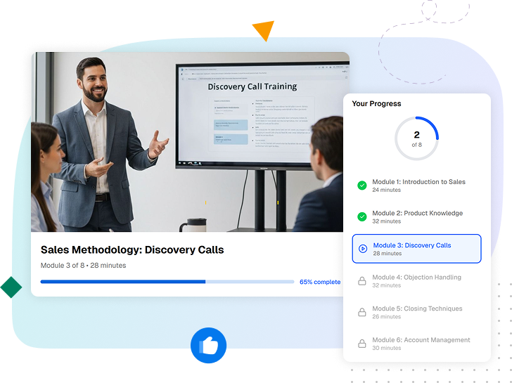30-60-90 day learning plans, training paths, and performance ramps illustration