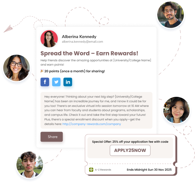 Social sharing tools to amplify insurance referrals - customizable posts, automated sharing, referral tracking