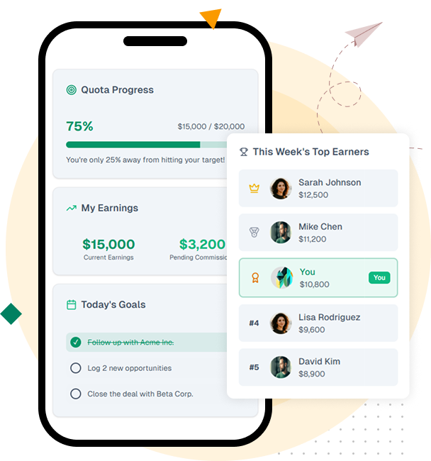 Gamification dashboards and incentive messaging for performance tracking