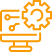 Cogs icon representing automated fulfillment