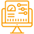 Performance benchmarking icon