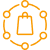 E-commerce connectivity icon