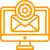 Email marketing integration icon