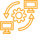 Sync icon representing CRM data synchronization