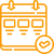 Column chart report icon