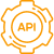 Interconnected chart icon
