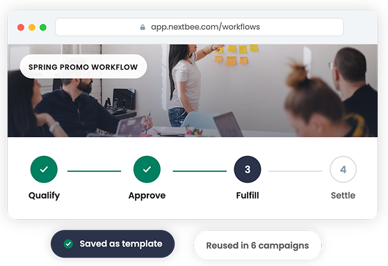 Build workflows for rewards, incentives, and promo claims