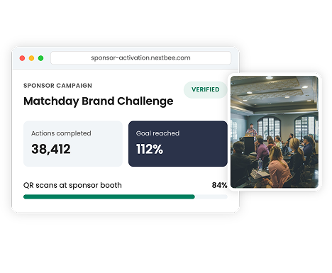 Show sponsors real fan actions, not just exposure estimates