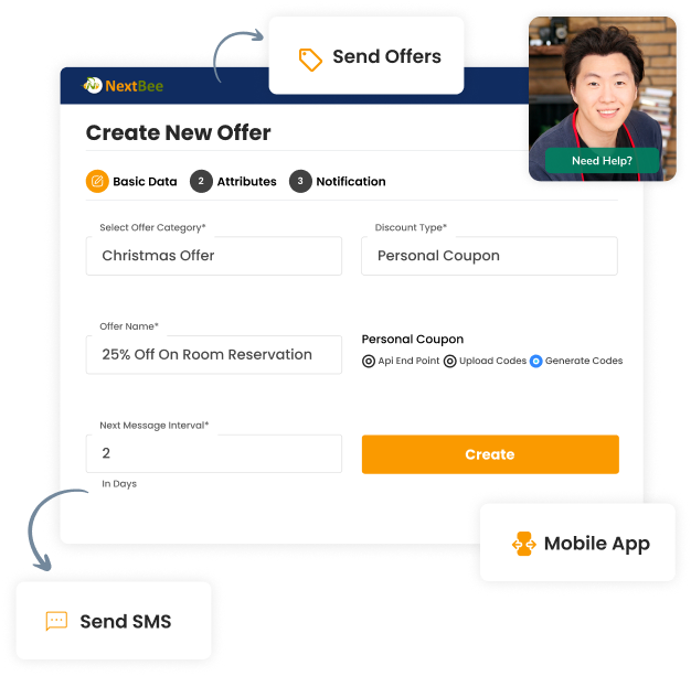 Diagram showing how the automation module streamlines guest engagement across touchpoints