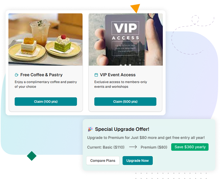 Museum membership and loyalty platform with renewals, perks, referrals, and tiered rewards