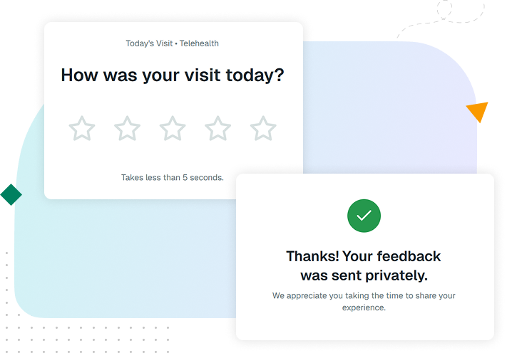 Illustration showcasing personalized patient messaging features in a healthcare referral program