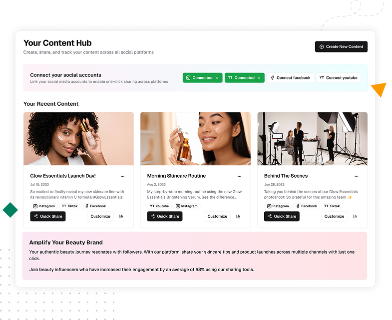 Illustration showcasing AI-powered smart configuration features for optimizing customer advocacy programs.